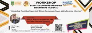 Read more about the article Workshop Metodologi Penelitian Kuantitatif Dalam Penyusunan Tugas Akhir, Tesis dan Disertasi